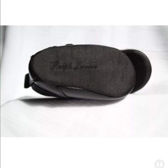 Ralph Lauren Black Leather POLO Ranger Boots 2 3-6 - Picture 5 of 5